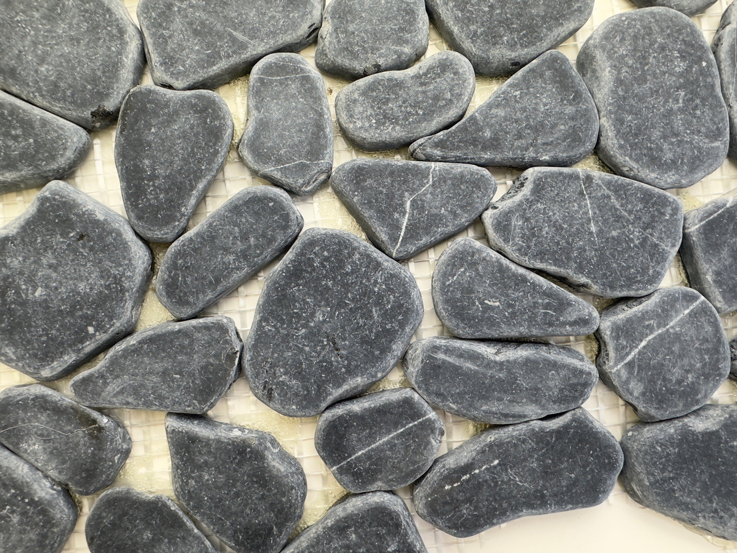 Natural Slice Stone Tiles - 12"x12", Nero Marquina Indoor/Outdoor Wall and Flooring, Kitchen, Bathroom, Patio, Pool,Garden etc. Pack of 5, $13.65/pc